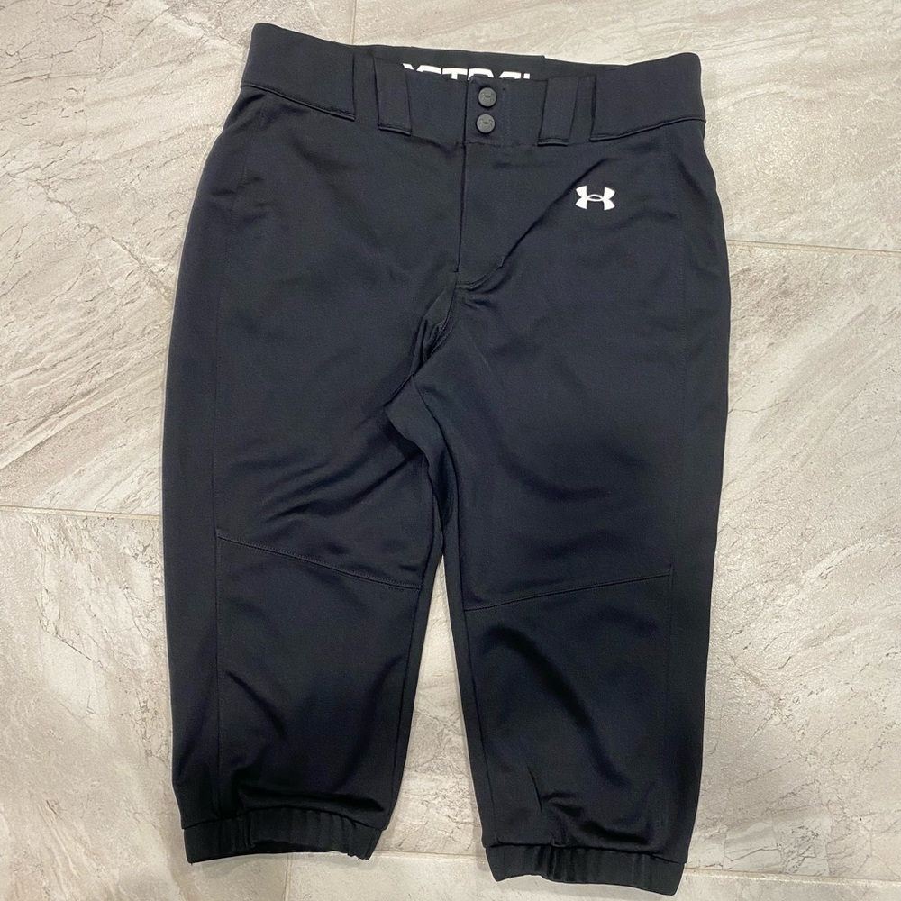 Under Armour Women Black Softball Athletic Pants size M